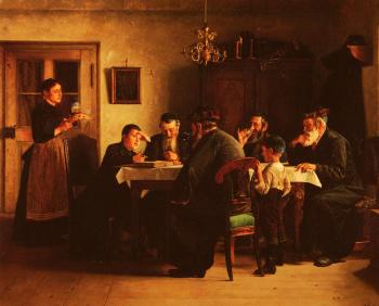 Isidor Kaufmann : Discussing The Talmud